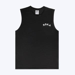 국산 쿨론 로카 민소매 나시 검정 - PX 로카티 ROKA 정품 기능성 매쉬