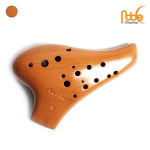 노블알토오카리나 Noble 더블 AC 도자기 / 황토색