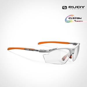 루디 선글라스 라이돈2 커스텀 화이트-만다린 변색 SP537369MD 스포츠 고글