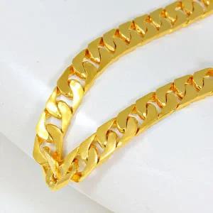 [NS홈쇼핑][클래스에스] 순금 24K 사각 면 체인 민 팔찌 26.25g[32439583]