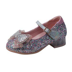 [바니플랫]바니키즈 아동 한나 플랫슈즈 실버 어린이 여아구두