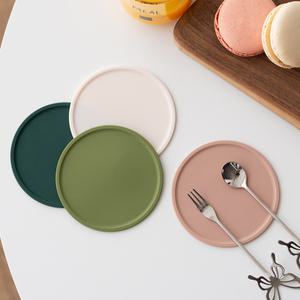 국산 플라이토 실리콘 라운드 컵받침 10.5cm