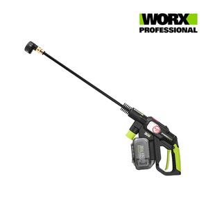 웍스 충전 고압 세척기 WU633.4 풀세트 휴대용 세차기 무선 세차건