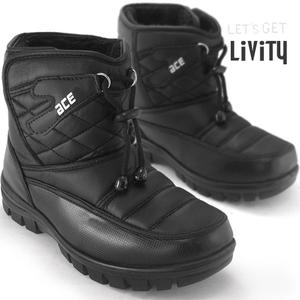 LI-VI-TY NEW 남성용 방수재질 낚시화 겸용 스노우 누빔 논슬립 방한화 털부츠 B951 60종택일