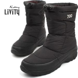 LI-VI-TY NEW 여성용 논슬립 생고무창 방한 패딩 털부츠 A700 60종택일