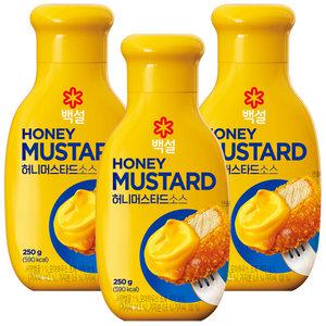 백설 허니 머스터드 소스 250g x 3개