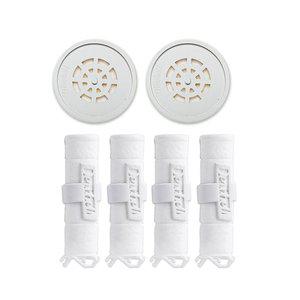 [듀벨]여행용 샤워기 교체용 필터 세트  석회 비타민  세디먼트필터