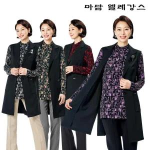 [마담엘레강스] 르누아 블라우스+베스트 앙상블세트 (총2종)