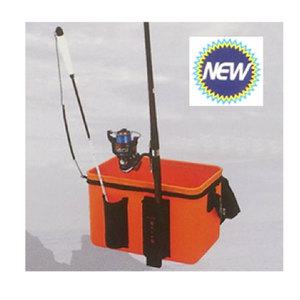 해동 멀티 밑밥통/ 주걱통 자체부착 / 낚시대거치대 부착