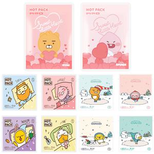 카카오프렌즈 어린이 핫팩 대용량 150G 10개 유아 귀여운 캐릭터 휴대용 붙이는 손난로