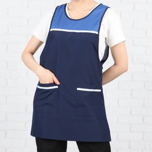 DLA100 요양보호사 얇은 여름 망사 원피스 앞치마