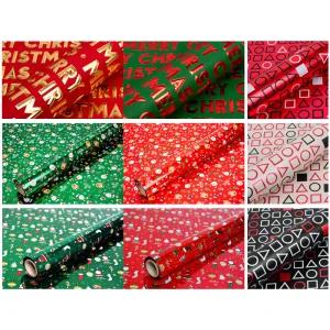 크리스마스 포장지 / 메탈포장지 / 금박