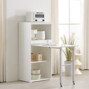 접이식 원룸밥솥장 밥통선반 전자렌지장 폴딩테이블