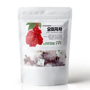 늘해찬 국산 볶은 오미자차 전통차 50티백