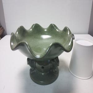 청대 여요청자 물결문 향로 길이17cm무게532g 단초마을 골동품/수집품/도자기