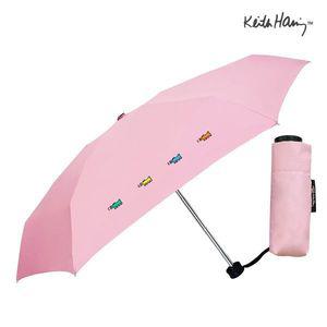 1+1 키스해링 6K 미니퍼피 5단 양우산