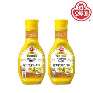 오뚜기 홀그레인 머스타드소스 280g 2개 샐러드 만능소스