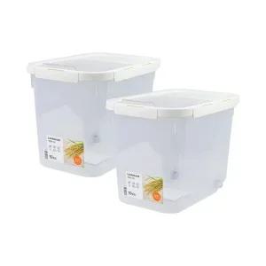 락앤락 제습 쌀통 10kg x 2개  쌀보관 잡곡보관 사료통