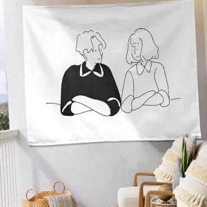 포스터 패브릭 원룸꾸미기 대형 바라보기 M WEB2851