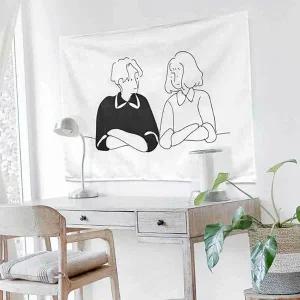 벽 가리개 포스터 패브릭 대형 바라보기 S WEB2852