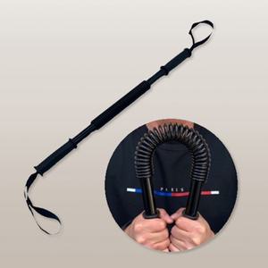 집에서 하는 가슴운동 상체 완력기 스프링 일자형 20kg 어깨 팔 근력 운동기구