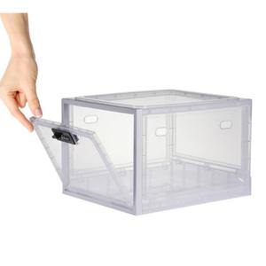 잠금보관함 투명 자물쇠 수납 상자 휴대폰 냉장고 보관함