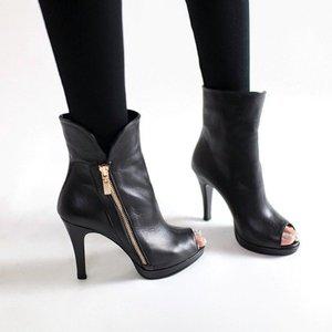 [지젤슈즈]발목자크 포인트 v라인부티 슈즈/ [1707]