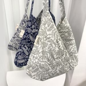 페이즐리 에코백 반다나 데일리백 가벼운 여성 숄더백 이미스 꽃무늬가방 여름