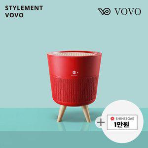[VOVO](리뷰이벤트) 보보이문센 소형 공기청정기 편백나무필터 M-002R(레드)