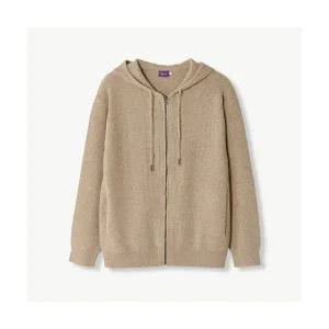 [하프클럽/에스티코]후드 집업 가디건 (오버핏) (베이지) SKGUC72