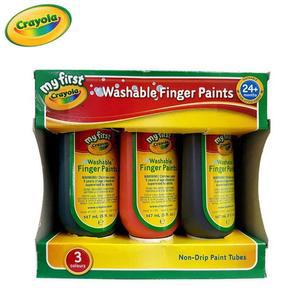 [XB2K4L73_47]크레욜라 핑거 페인트 3색 150ml 주황 녹색
