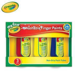 [XB2K4L72_47]크레욜라 핑거 페인트 3색 150ml 빨강 파랑