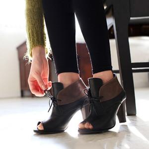 [지젤슈즈] 천연소가죽 MD추천 오픈 부티힐/ [1380]