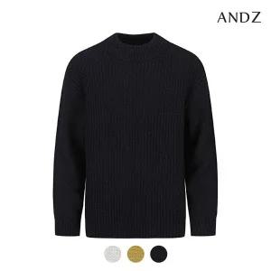 [앤드지] 변형 골조직 모크넥 스웨터_BZC4EU1107