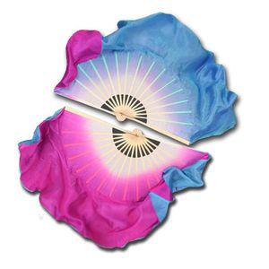 너울부채 너슬 안무소품 양면 그라데이션 한국무용 팬베일