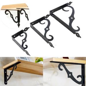철제 벽선반받침대 고정지지대 소형 선반다리 까치발 L형 검정
