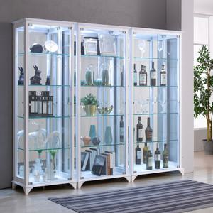 아로마 강화유리장식장/LED 조명추가설치 진열장,양주장,유리장