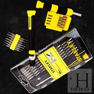 더휴즈 플렉시블 드라이버 세트 자석 비트 스탠리 정밀 드라이버 세트