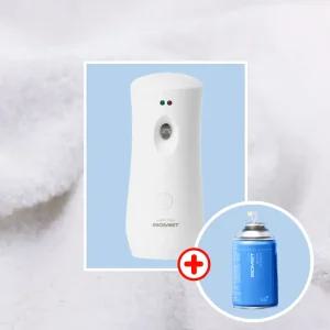 [바이오미스트] 아로마 화장실 사무실 거실 실내 자동 분사기+ 프레쉬코튼 290ml 방향제