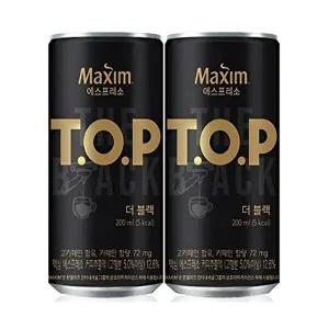 [맥심]맥심 티오피 더블랙 200ml 72캔