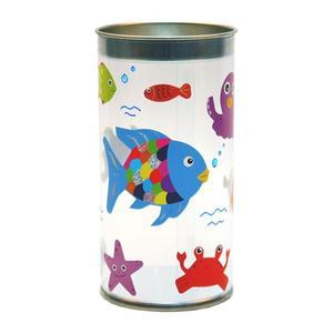 [LFOO9O17_4A]무지개물고기 만들기 투명저금통(4인용)