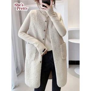 [하프클럽/쉬즈프리티]미엘양털롱베스트