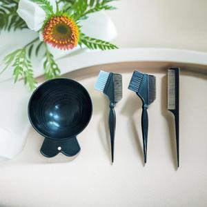 에이브 셀프 염색도구 염색빗 브러쉬 염색볼 새치 흰머리 뿌리 염섹 헤어컬러 (2세트)