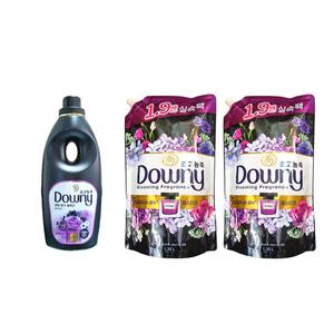 다우니 초고농축 생화 향기 컬렉션 섬유 유연제 미스티크 블랙 1L 본품 1개+1.35L 리필 2개