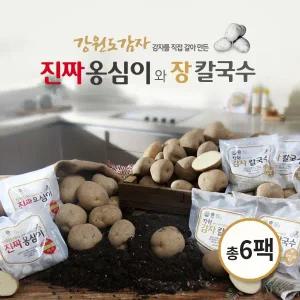강원도감자 진짜옹심이 150G*3팩+ 장칼국수 150G*3팩 (+비법소스6팩)