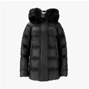 [롯데백화점]페트레이 [페트레이] TAKAN  타칸 후드 폭스퍼 사이드지퍼 여성 구스다운 패딩 PED5110NERI