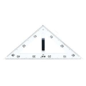 칠판 대형 삼각자 투명 삼각형 교육 눈금자 세트 다기능 각도기 1그리기 미터 나침반