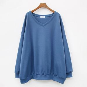 여성 빅사이즈 여리브이기모맨투맨 ILE893