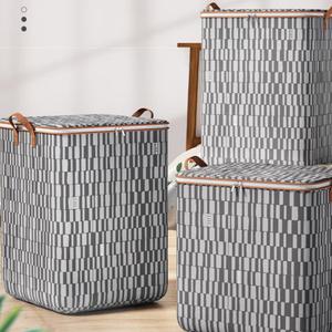 대용량 옷정리 보관함 옷정리바구니 100L 겨울 외투 이불 리빙박스