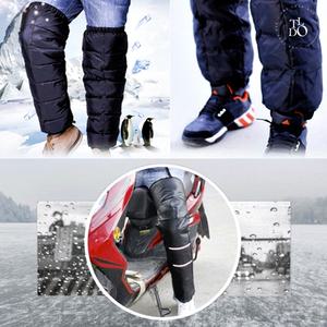 겨울 다리 토시 따뜻한 종아리 워머 오토바이 발열 무릎 보호대 방수 패딩 방한 발토시 배달 바이크 골프